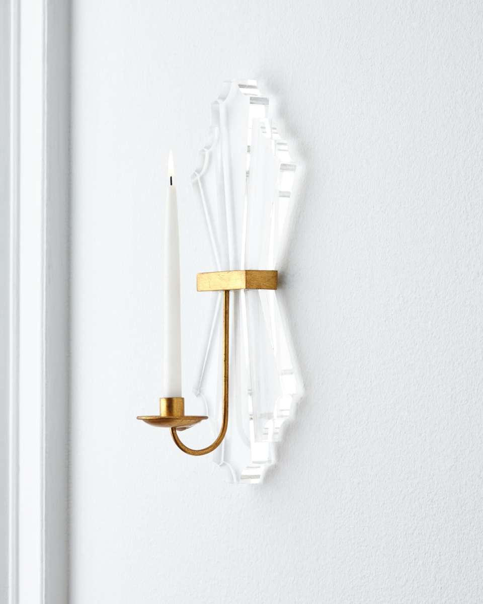 Acrylic Candle Sconce